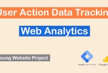 User action data tracking